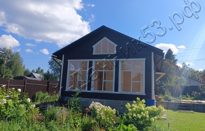 2 Каркасно-щитовой дом Д-28, 6х9м, 54 М², Московская область, Солнечногорский район, СНТ Прогресс-96 (3)